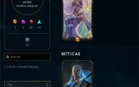 Conta riot LOL E VALORANT com muitas skins
