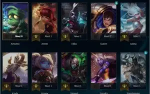 CONTA LVL 42 25 campeões 3 skins OURO IV