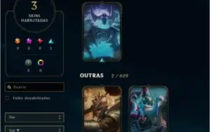 CONTA LVL 42 25 campeões 3 skins OURO IV