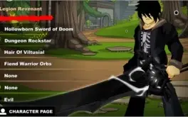 CONTA AQW LVL 100 NECROTIC