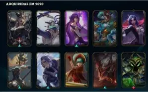 Conta League Of Legends Gold 4 39 skins 78 champions