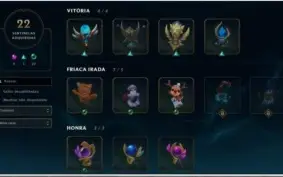 ÓTIMA CONTA PLATINA 251 SKINS