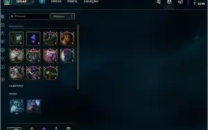 Conta League of legends PLATINA 4