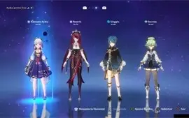 Conta Genshin Impact - end game - 6 personagens 5 estrelas.