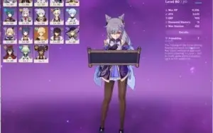 AR 44 KEQING + ZHONGLI + AQUILA FAVONIA + 37 FRAGILE RESIN