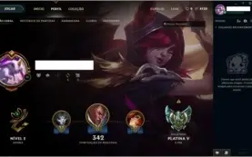 Conta platina V com quase todos os campeões
