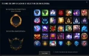 CONTA OURO 2 COM VÁRIAS SKINS
