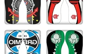 Vetores Chinelo Times Futebol Sublimação Pronta P/ Imprimir