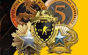 CONTA STEAM CSGO PRIME COM 5 MEDALHAS RARAS