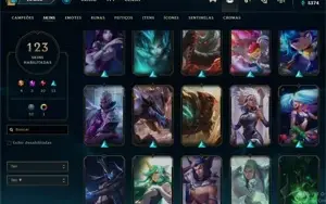 CONTA LEAGUE OF LEGENDS - 123 Skins - Unranked