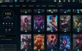 CONTA LEAGUE OF LEGENDS - 123 Skins - Unranked