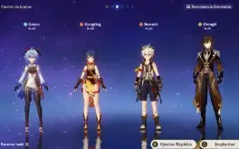 Conta Genshin impact Ar55 com Raiden,Zhongli,Nahida e mais