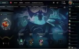Conta League of Legends lvl 306 com 438 skins Platina 3