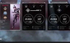 Conta apex com wraith 20bomb 4k
