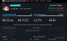 Conta Steam 5 anos