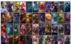 Conta bronze 3 com TODOS os champs e 371 Skins + 2 Prestigio