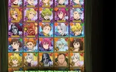 Conta The Seven Deadly Sins Grand Cross + de 500 diamantes