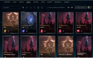 Conta lol gold 4 129 champs 64 skins lvl 46