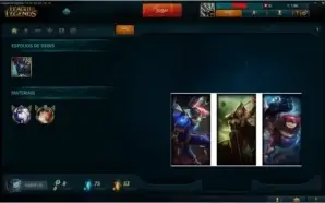 SMURF DE LOL 24 campeões / 3 skins / 3 reembolsos Prata 1