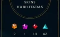 Conta LVL213 ,184 Skins,54 Emotes,243 icon prata 3 solo/flex