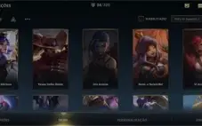 Wild Rift Mestre 24 Skins Mono Sett Ex Top 50