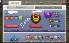 Clash of clans: Clan Nível 17 Barato