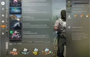 Conta aguia 2 cs go com prime e medalhas.