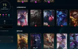 CONTA LOL - LVL 171 - 98 Champions - 73 Skins - FULL ACESSO