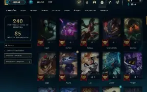 CONTA LOL - LVL 171 - 98 Champions - 73 Skins - FULL ACESSO