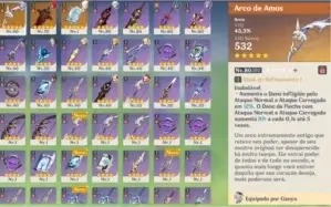 Conta genshim impact AR50