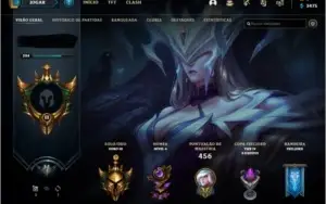 Conta de lol Ouro 3 80 skins!