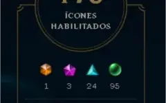 Conta League of Legends - Season V - Lvl 195 - Platina III