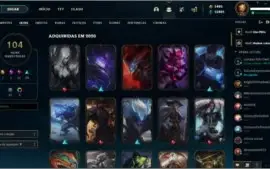 CONTA LOL GOLD4 MONO VLAD COM 104SKINS E CROMAS