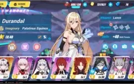 Durandal Equinox + Arma da Raiden Mei + Fallen Rosemary