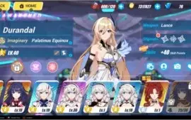 Durandal Equinox + Arma da Raiden Mei + Fallen Rosemary