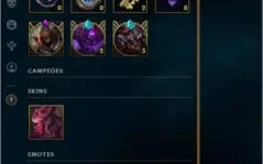 Conta Lol lvl 44, ouro 3