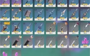 AR 56 Baal + Lança - Ayaka - Kazuha - Eula - Hutao - Zhongli
