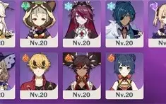 AR 56 Baal + Lança - Ayaka - Kazuha - Eula - Hutao - Zhongli