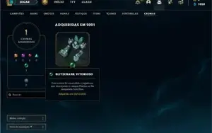 Conta ouro 2 com 36 Champs e 6 Skins