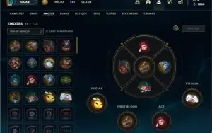 Conta ouro 2 com 36 Champs e 6 Skins