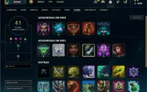 Conta ouro 2 com 36 Champs e 6 Skins
