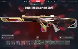 Conta valorant com as skins champions 2021/2