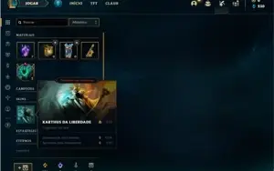 Conta Platina 1 com 68 PDL, 28 Champs e 5 Skins