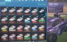 Conta de rocket league muito rara