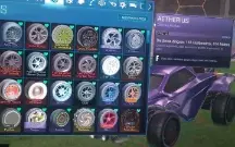 Conta de rocket league muito rara