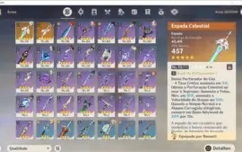conta ar 52 7 personagens t5 2 armas t5 e 32 dias de benção
