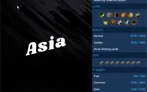 Três contas Hearthstone (Américas, Europa e Ásia)