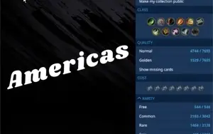 Três contas Hearthstone (Américas, Europa e Ásia)