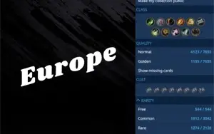 Três contas Hearthstone (Américas, Europa e Ásia)