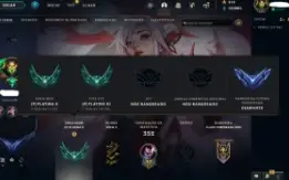Conta League of legends 1443 SKINS + chromas e PAX JAX e TFT